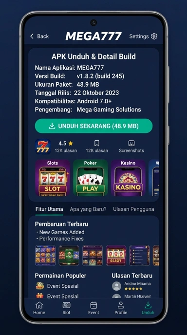 Unduh dan Instal APK mega777 untuk Pengguna Android
